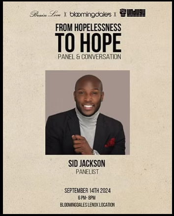 Archival flyer for From Hopelessness to Hope