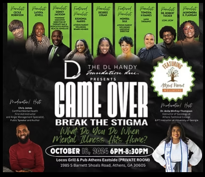 Archival flyer for Game Over: Break the Stigma