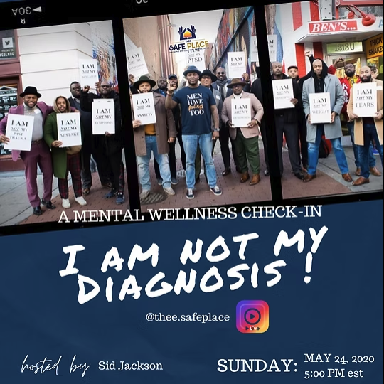 Archival flyer for I Am Not My Diagnosis